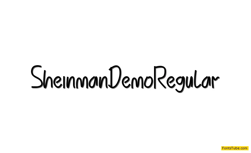 Sheinman Demo Font
