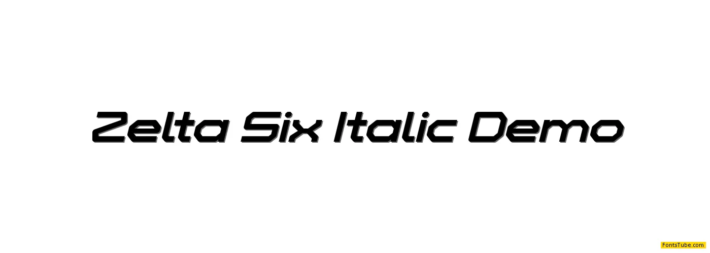 Zelta-Six Demo Font Family