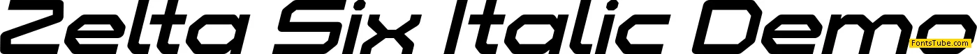 Zelta-Six Demo Font Family