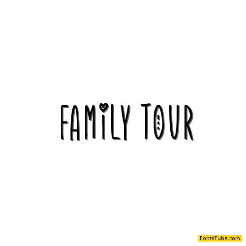 Family Tour Font