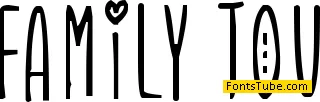 Family Tour Font