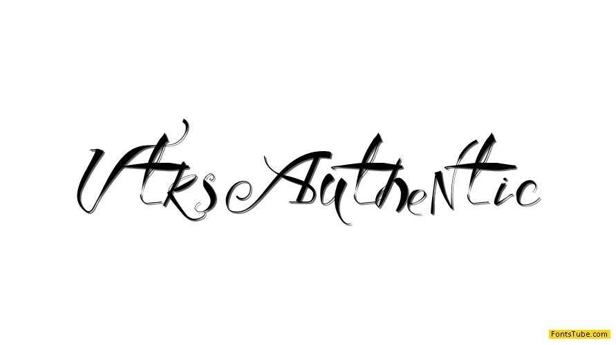 Vtks Authentic Font