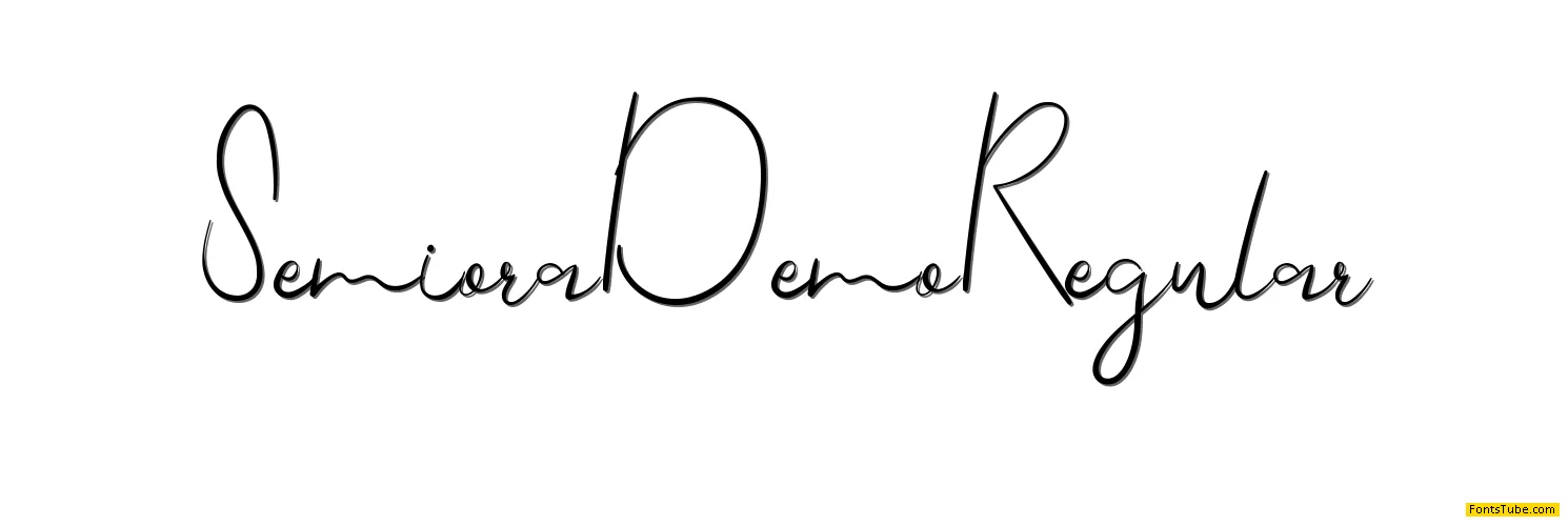 Semiora Demo Font
