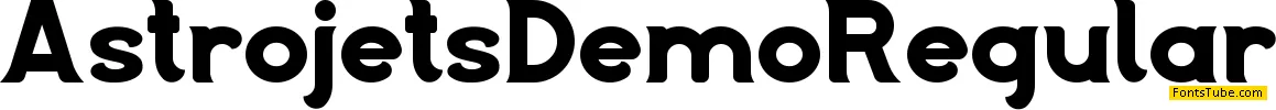 Astrojets Demo Font