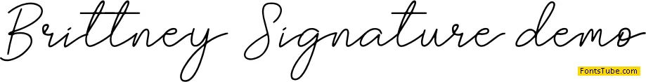Brittney Signature Font