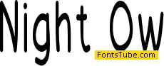 Night Owl Font
