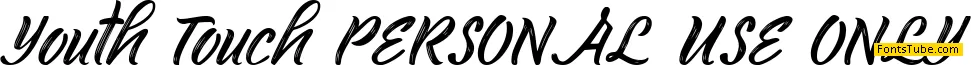 Youth Touch DEMO Font