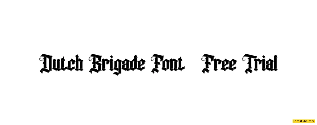 Dutchbrigade Font