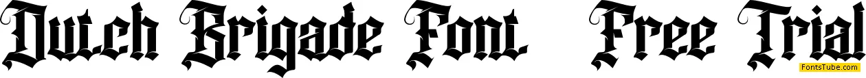 Dutchbrigade Font