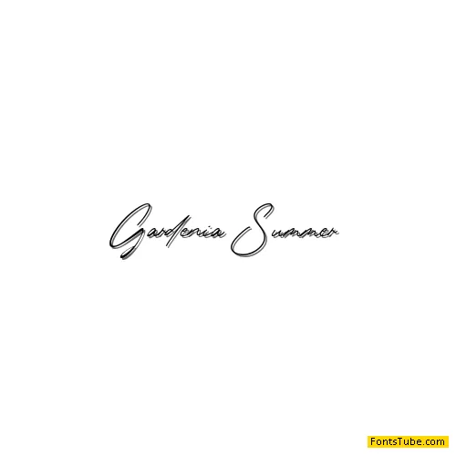Gardenia Summer Font