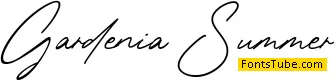 Gardenia Summer Font