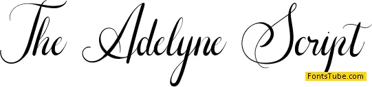 The Adelyne Script Font