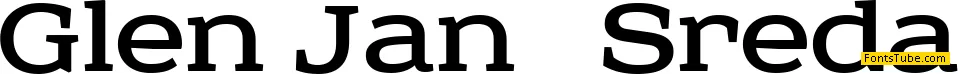 Sreda Font
