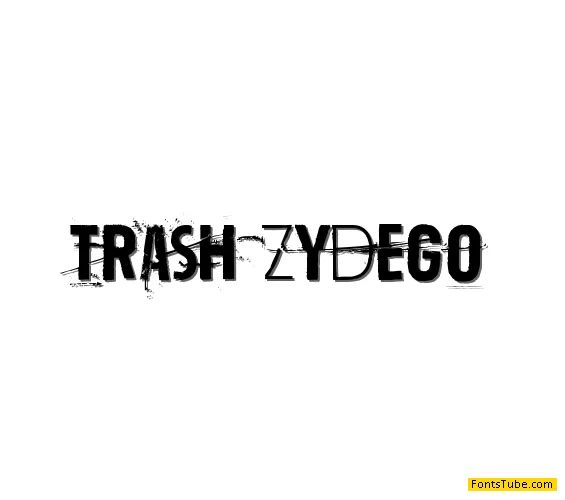Trash Zydego Font