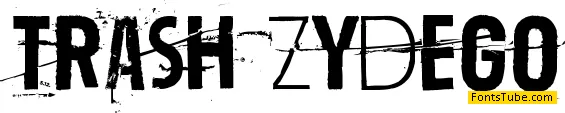 Trash Zydego Font