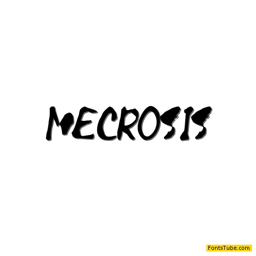 Necrosis Font