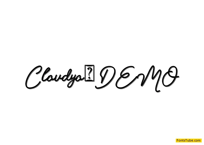 Claudya_DEMO Font