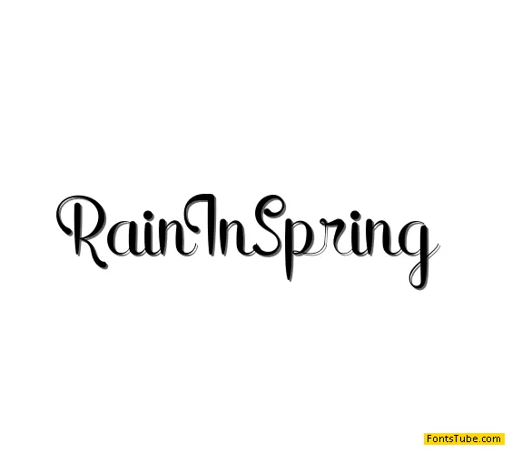 Rain in Spring