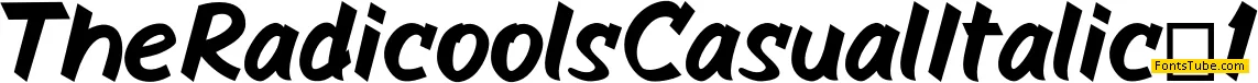 The Radicools Casual Font Family