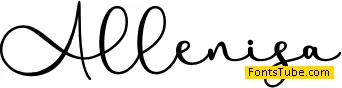 Allenisa - Personal Use Font