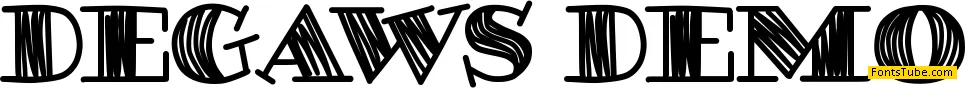 DEGAWS Demo Font