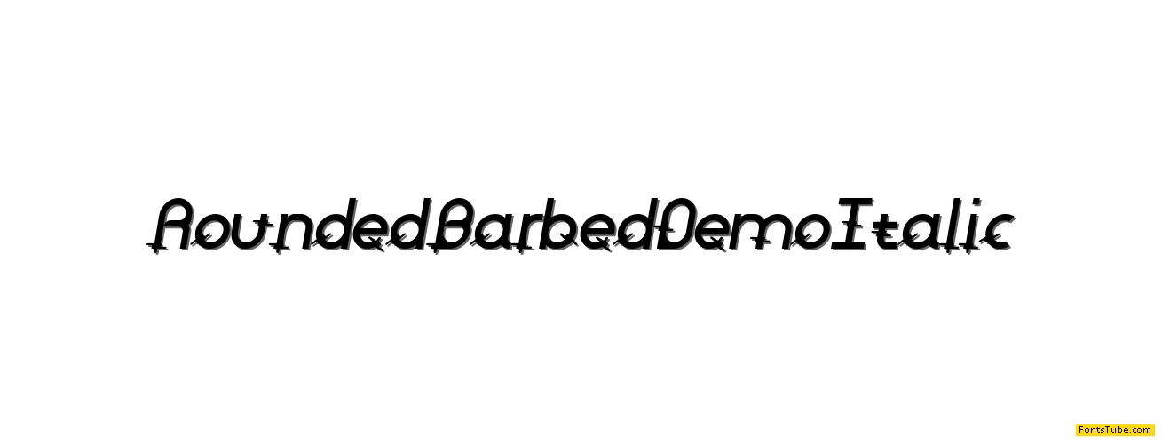 Rounded Barbed Demo Font Family