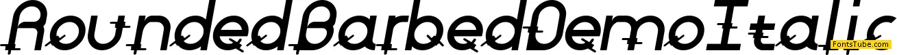 Rounded Barbed Demo Font Family