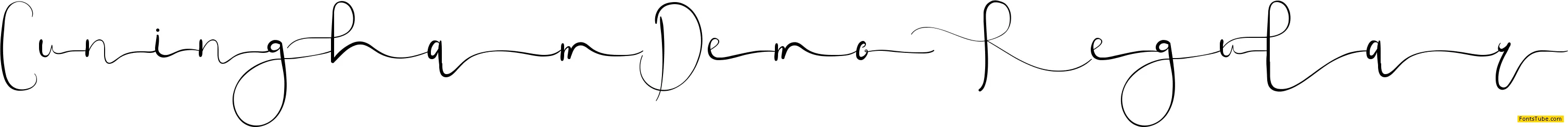 Cuningham Demo Font