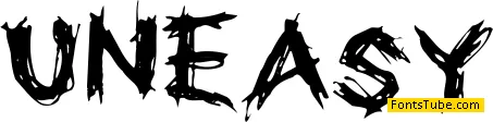 Uneasy Font