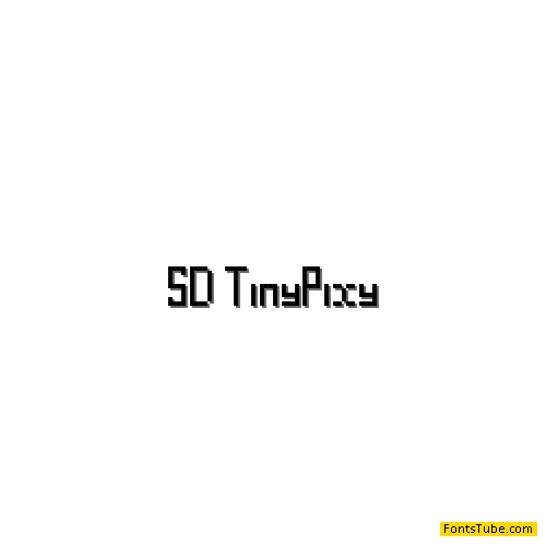 SD TinyPixy Font