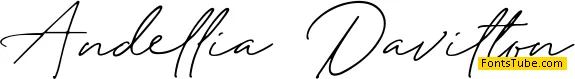 Andellia Davilton Font