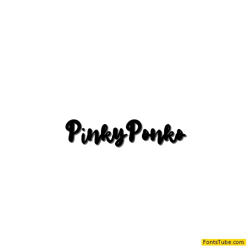 PinkyPonko Font