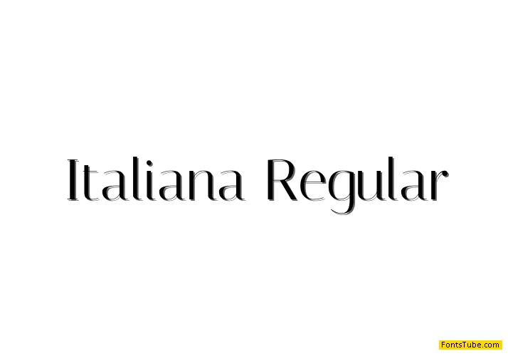 Italiana Font