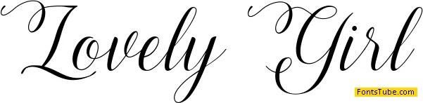 Lovely Girl Font