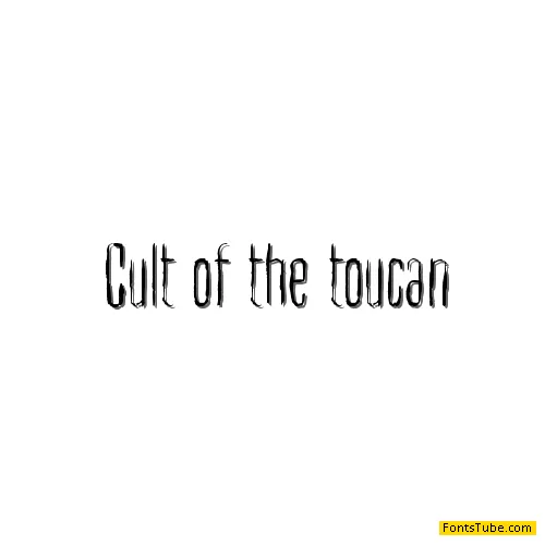 Cult of the toucan Font