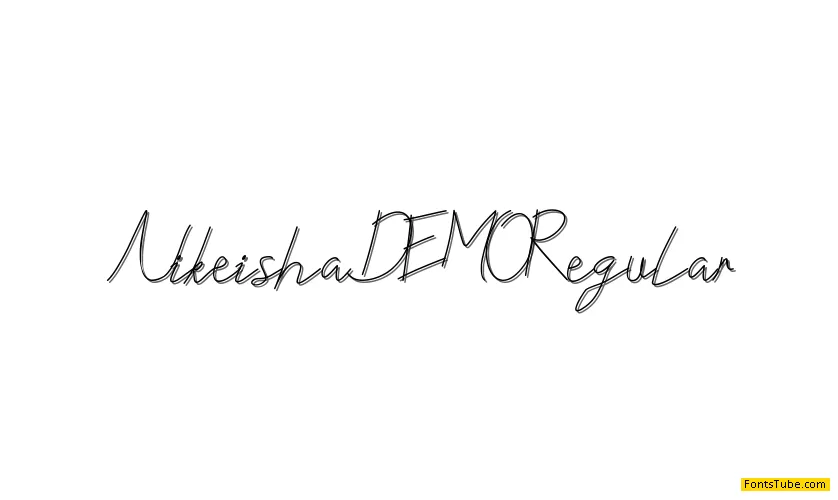 Nikeisha DEMO Font