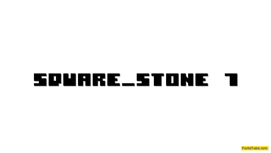 Square Stone-7 Font