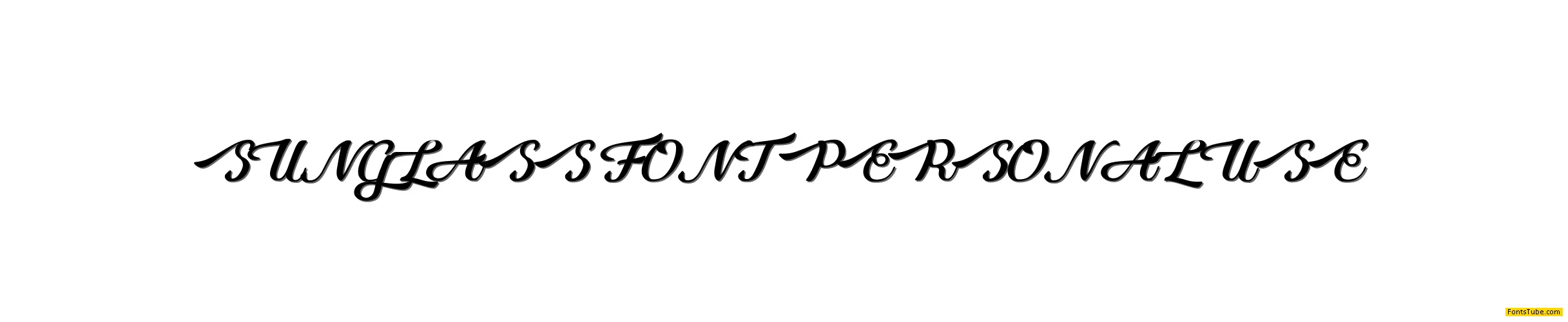 Sunglass Font