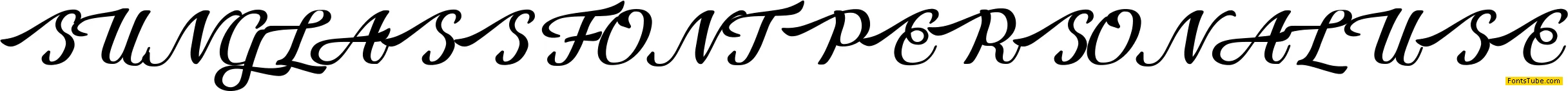 Sunglass Font
