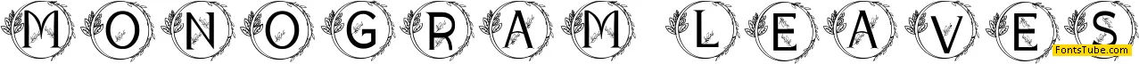 Monogram Leaves