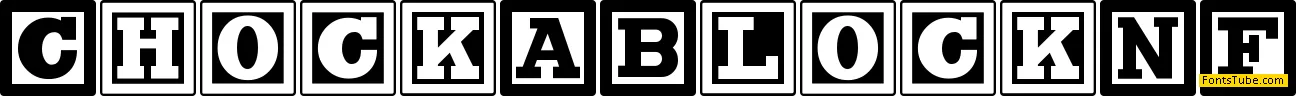 Chock A Block NF Font