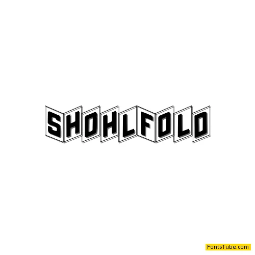 ShohlFold Font