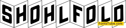 ShohlFold Font