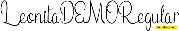 Leonita DEMO Font Family