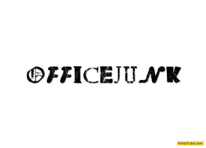 Office Junk Font