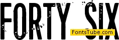 Forty-six Font