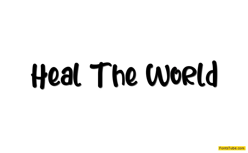 Heal The World Font