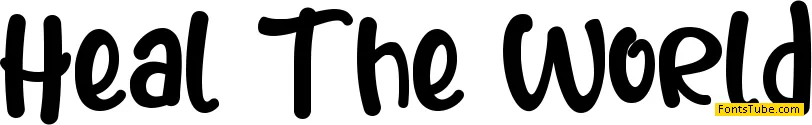 Heal The World Font