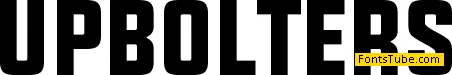 UPBOLTERS Font Family