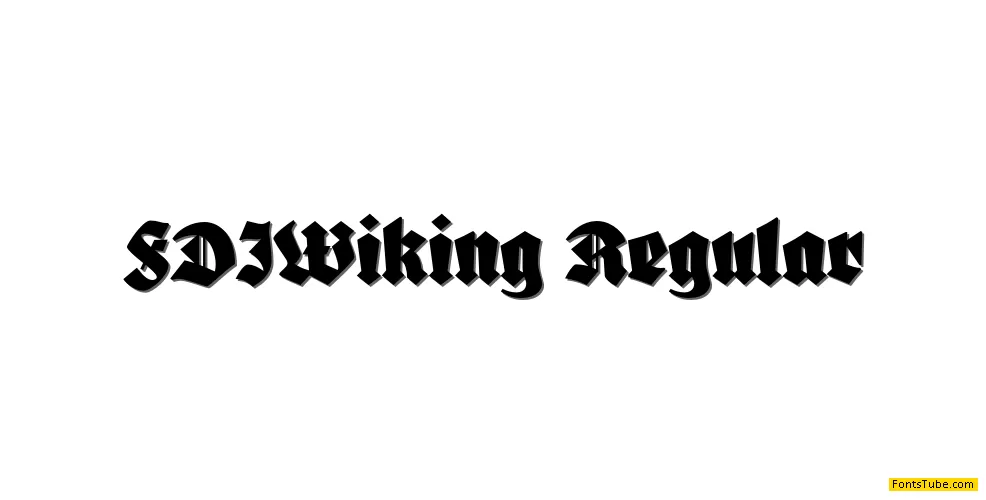 FDI Wiking Font